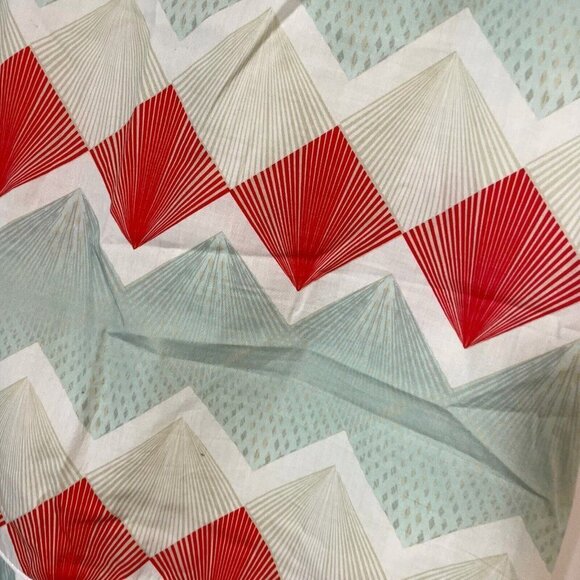 Ottod'Ame Womens Geometric A-Line Knee Length Skirt Multi 6 Elastic Waist Cotton - Picture 3 of 9